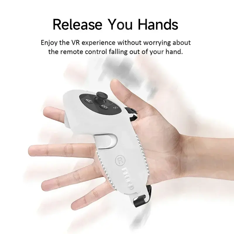 FICEP For Meta Quest 3 Silicone Handle Protective Case Sweat-proof Touch Controller Protection silconeFor Quest 3 VR Accessories