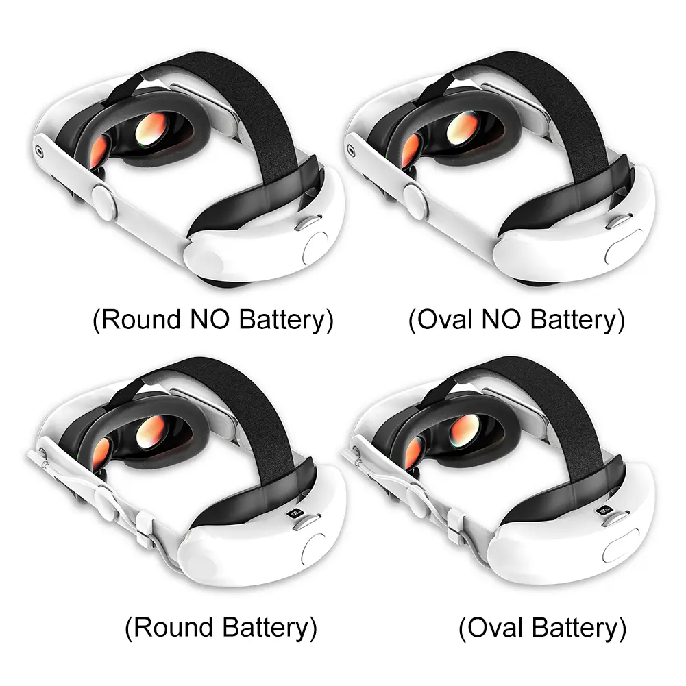 Battery Head Strap 8000mAh Extend Playtime and Comfort Head Strap with Battery Pack Elite Strap Replacement for Meta Quest 3S