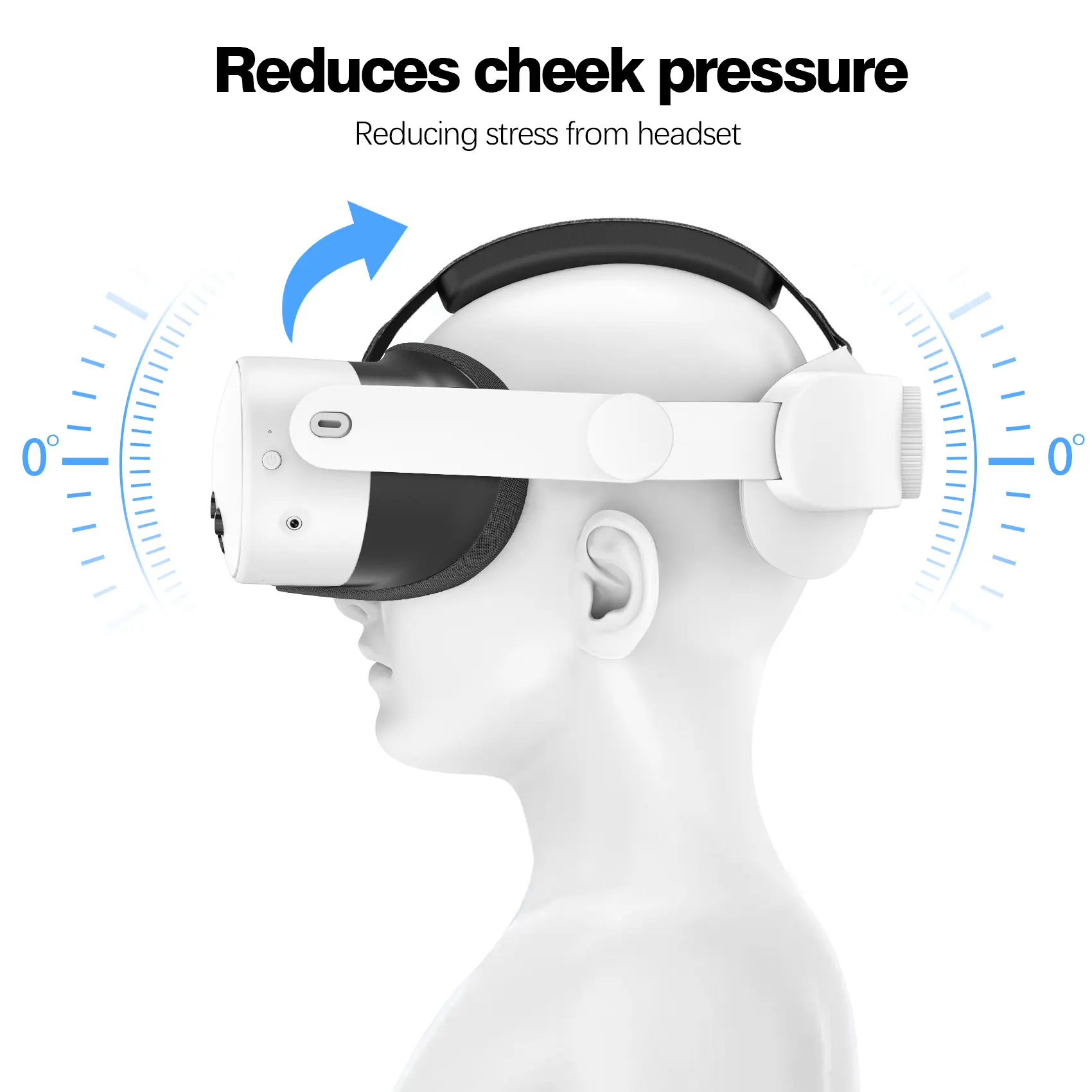 Compatible with Quest 3S Elite Strap forEnhanced Support and Comfort in VR,Meta Quest 3S\Quest 3 Comfort Head StrapAccessories