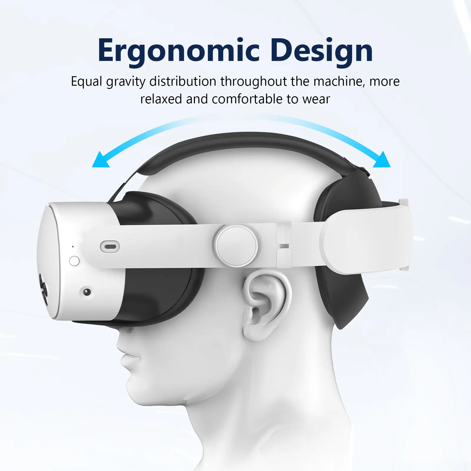 Upgraded Adjustable Head Strap For Meta Quest 3/3S Replacement Headband Elite Strap Headwear For Oculus Quest 3S VR Accessories
