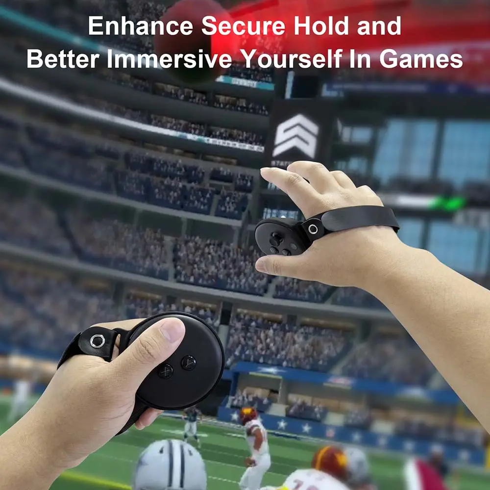 For Meta Quest 3/3S Controller Grips Handle Protector Silicone Protective Cover With Knuckle Strap VR Accessories