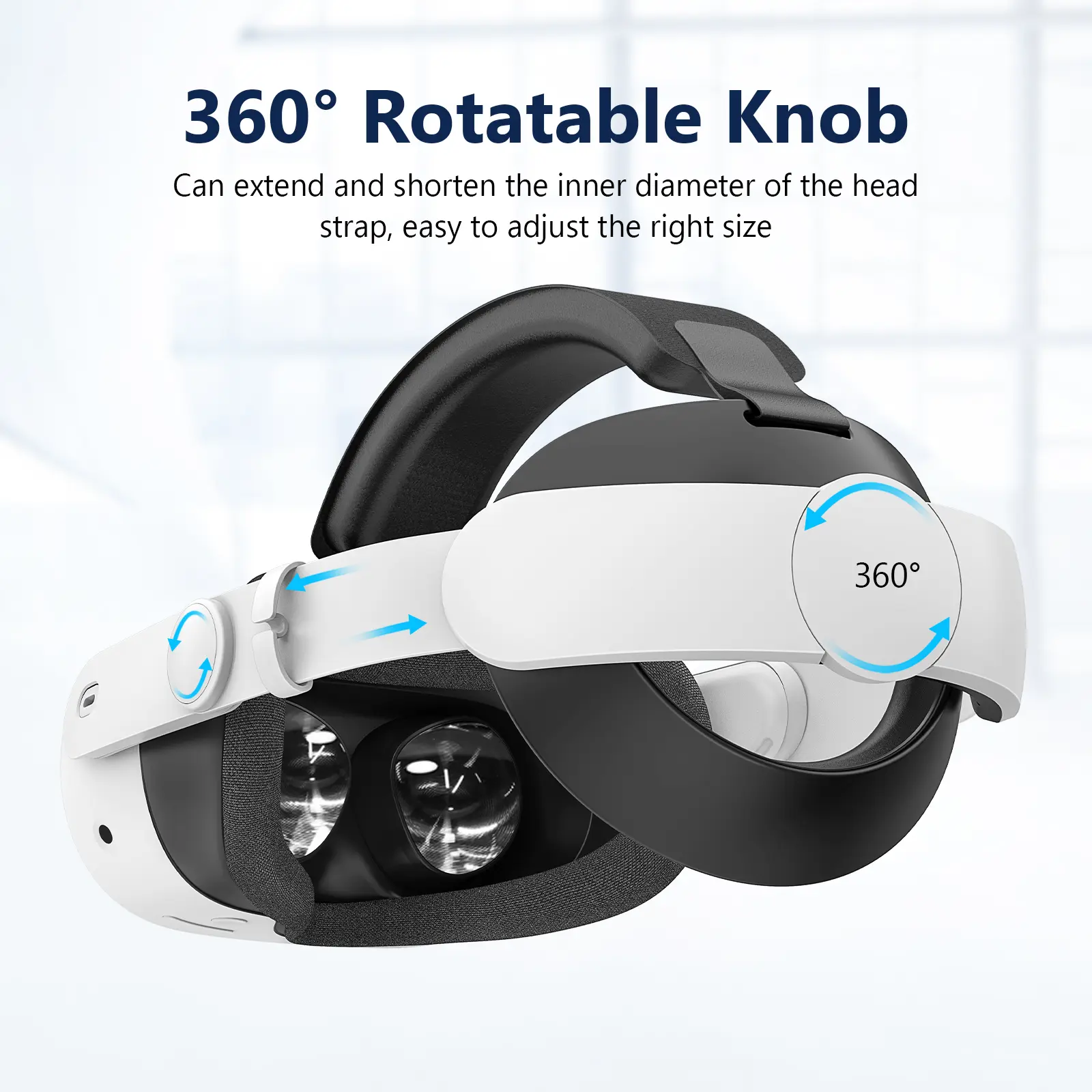 Upgraded Adjustable Head Strap For Meta Quest 3/3S Replacement Headband Elite Strap Headwear For Oculus Quest 3S VR Accessories