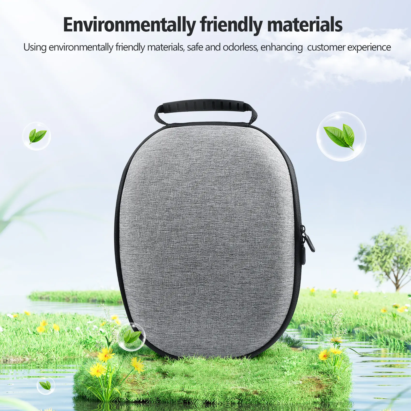 HUADAI design Carrying Case Compatible with Meta Quest 3S/Quest 3/Quest 2