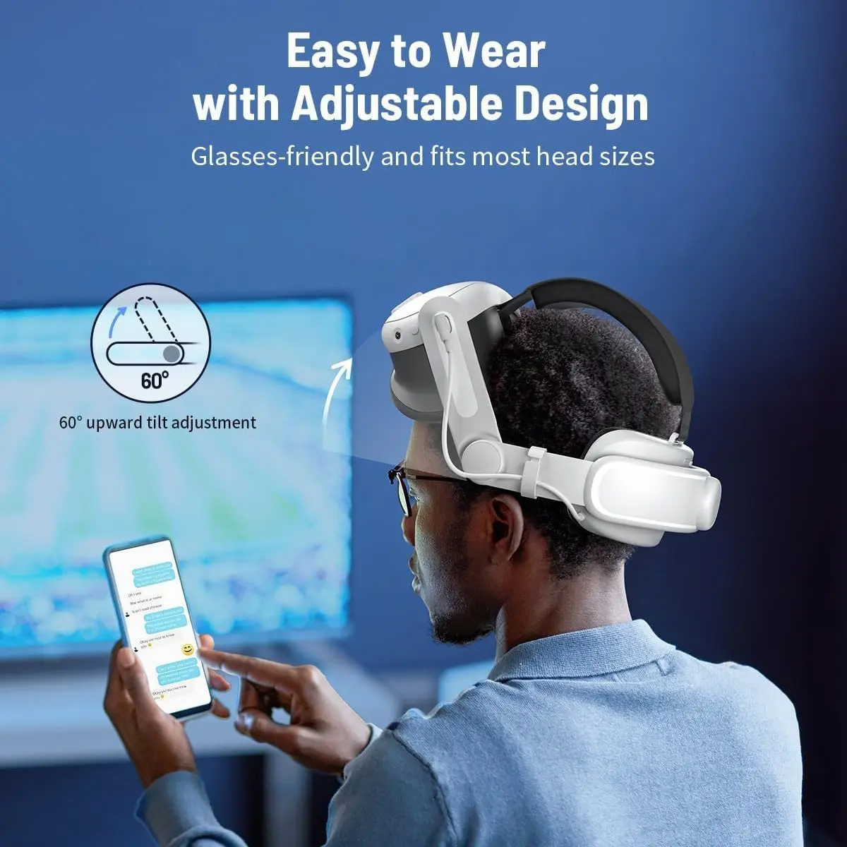 Charging Replacemet Head Strap For Oculus Meta Quest 3/3S VR Headset Rechargeable 6000mAh Elite Strap For Quest 3S Accessories