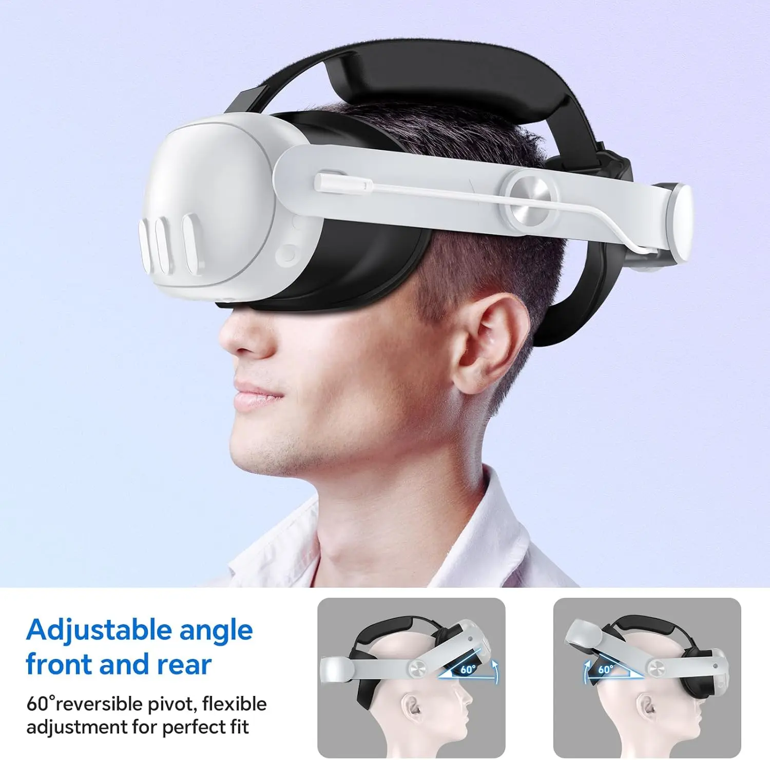 Head Strap Battery for Meta Quest 3 10000mAh Adjustable Elite Strap with Battery Packfor for Oculus Quest 2/3/3s VR Accessories