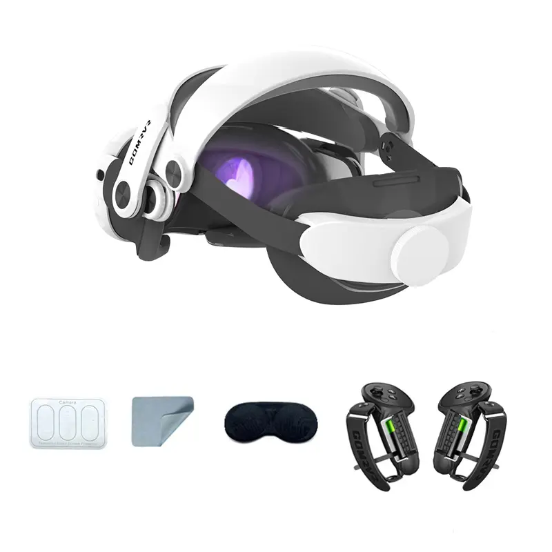 GOMRVR Head Strap Compatible with Meta Quest 3 Power Lasting Comfort Head Strap for Quest 3 VR Accessories