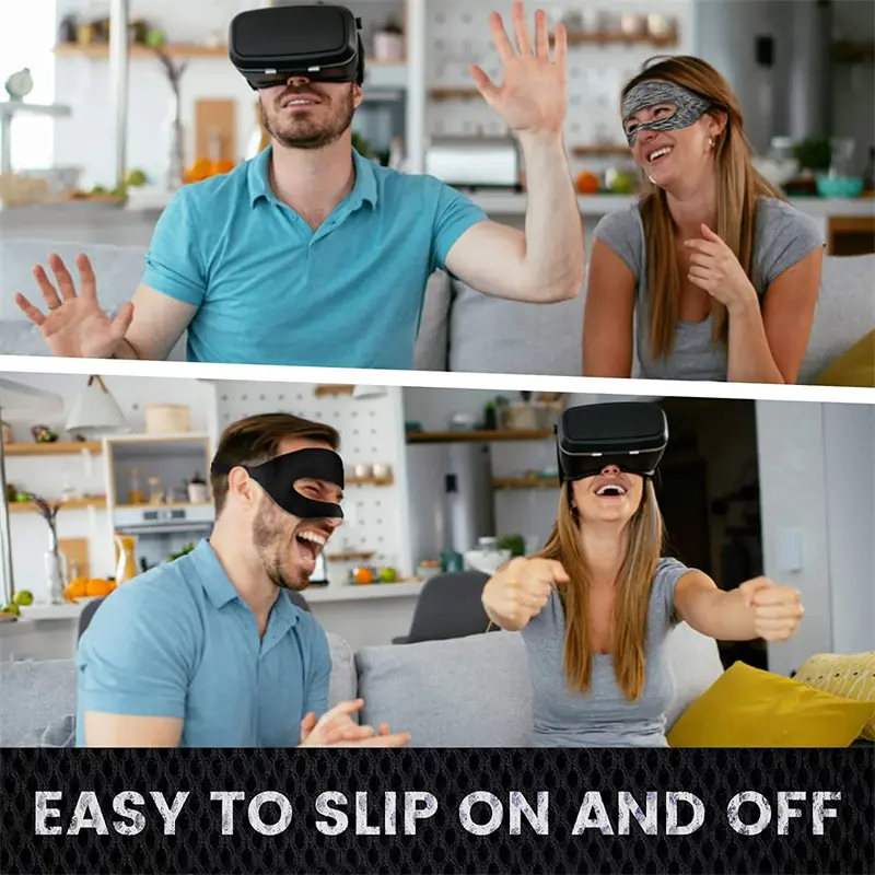 For Oculus Quest 2 Accessories VR Mask Cover Breathable Sweat Band Virtual Reality Headset for Meta Quest 3 Pico 4 Vision Pro