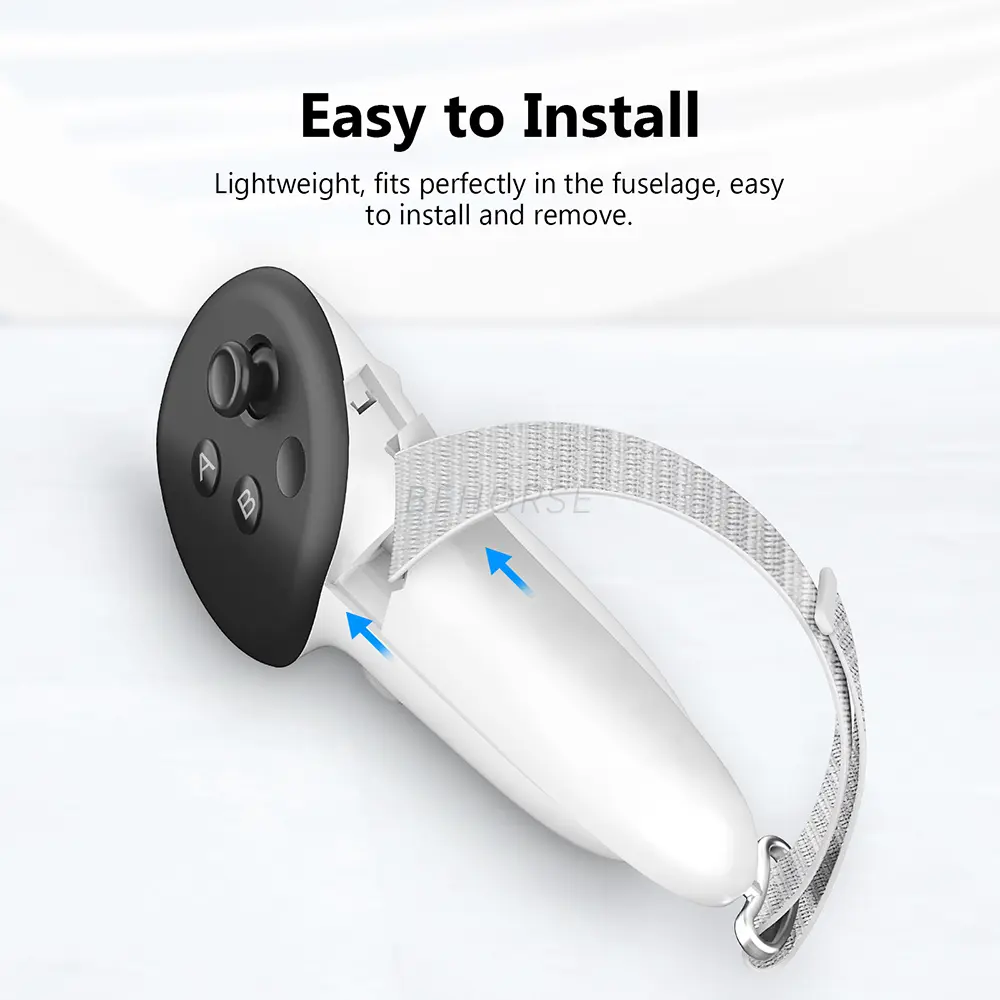 Handle Strap For Meta Quest 3S/Quest 3 Anti-Slip Anti-Fall Handle Controller Protective Cover Adjustable Strap For Quest 3S