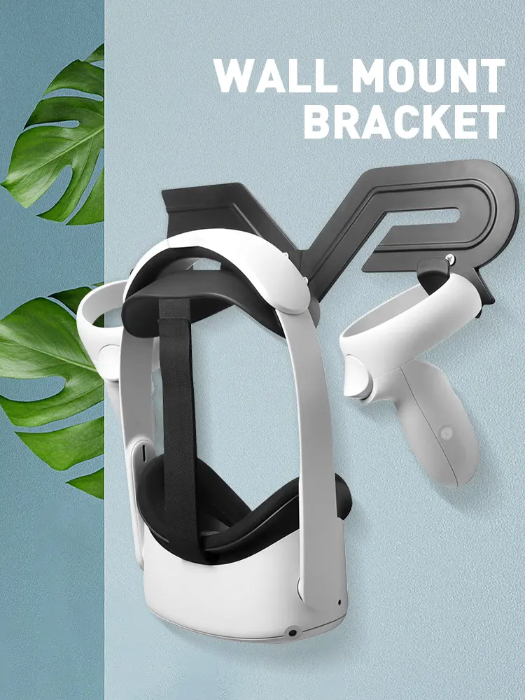 DATA FROG VR Wall Mount Stand For Oculus Quest 2 Headset Stand Bracket For Oculus Rift S HTC Vive Valve Index VR Accessories