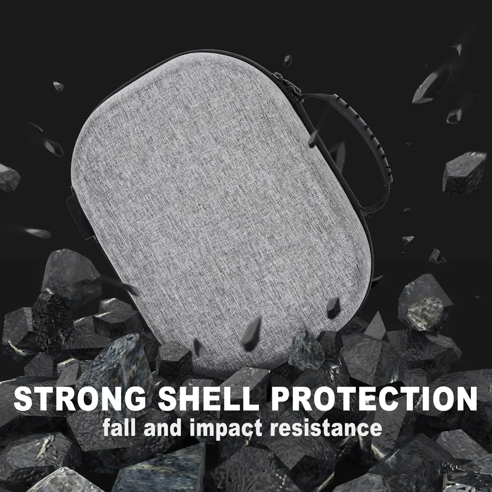 Compatible with Oculus Quest 2, Chargable Anti-Drop EVA Travel Storage Bag  Hard Carrying Case，Suitable for Travel and Storage