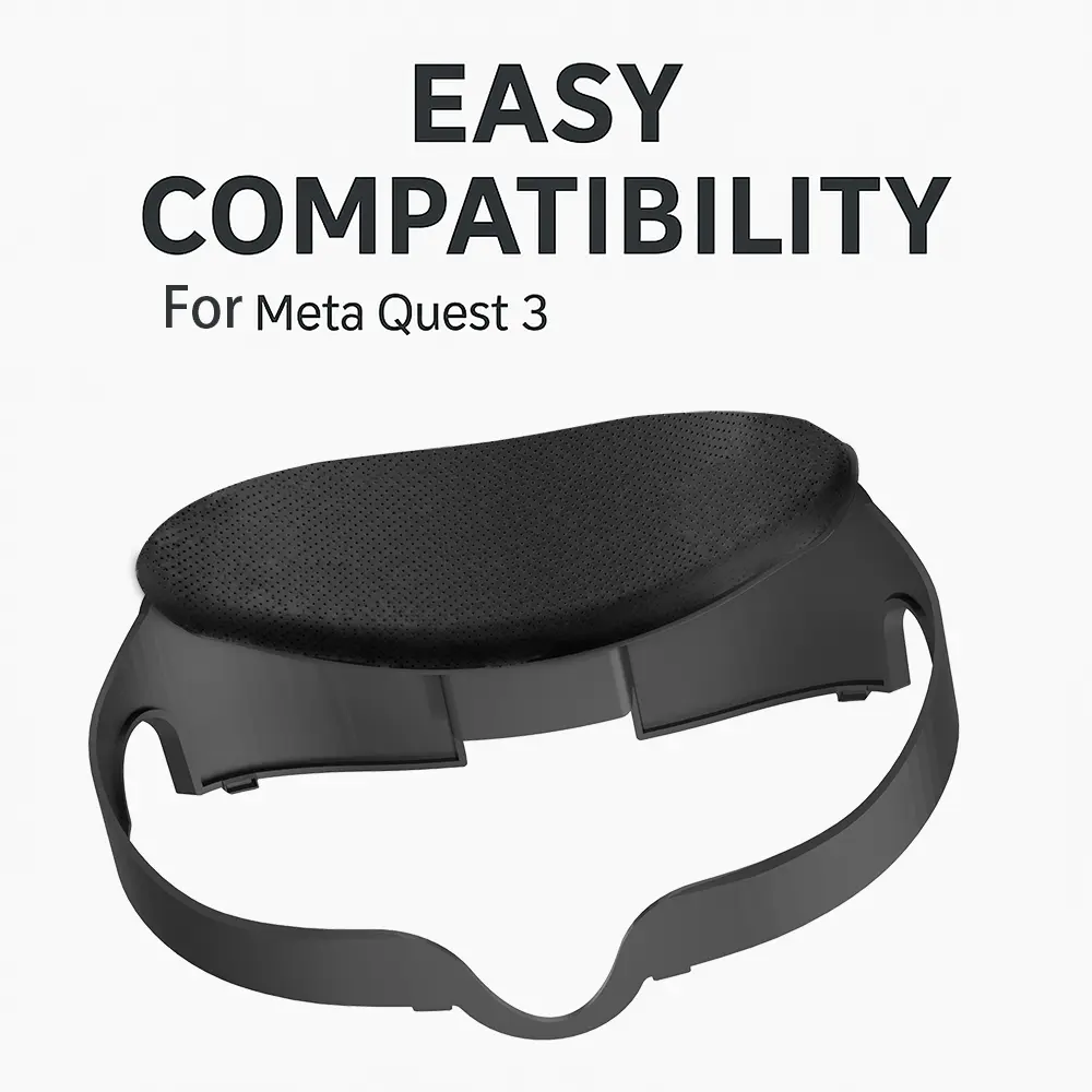 Open Facial Interface for Meta Quest 3 – Breathable Face Cover Bracket Enhanced Ventilation & Comfort for VR Gaming