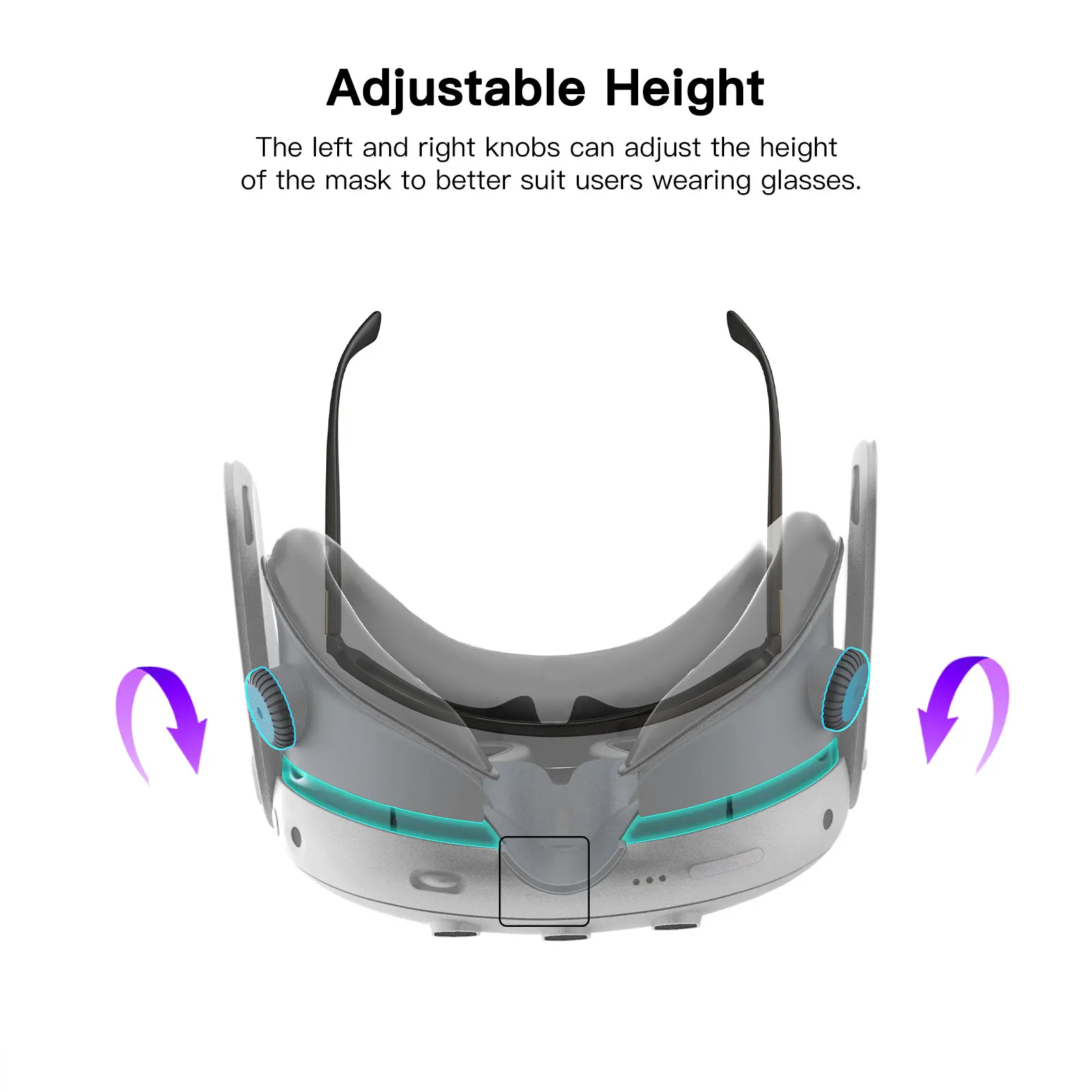 Cooling Fan with Facial Interface For Meta Quest 3 VR Headset Air Circulation Breathable Face Cover For Quest3 Accessories