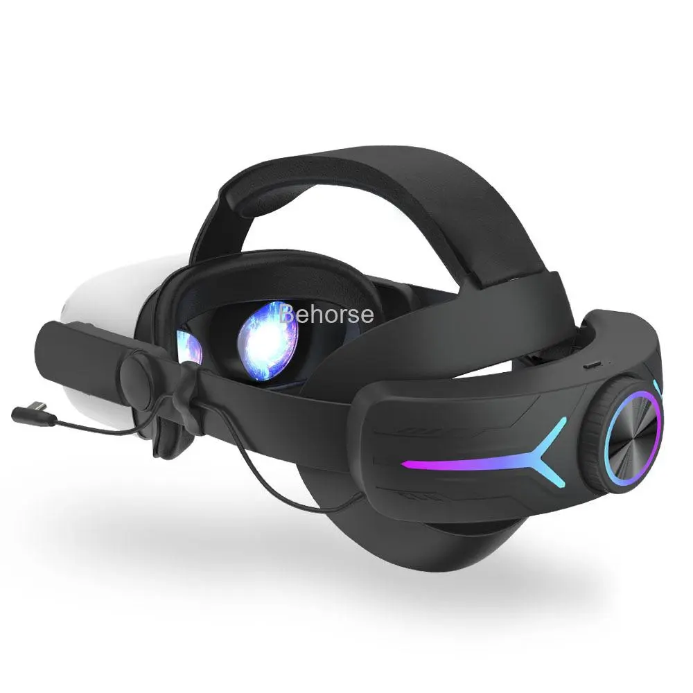 For Quest 3S 12000mAh Battery Pack Charging VR HeadStrap Adjustable Replacement Headband for Meta Quest 3S/Quest3 VR Accessories