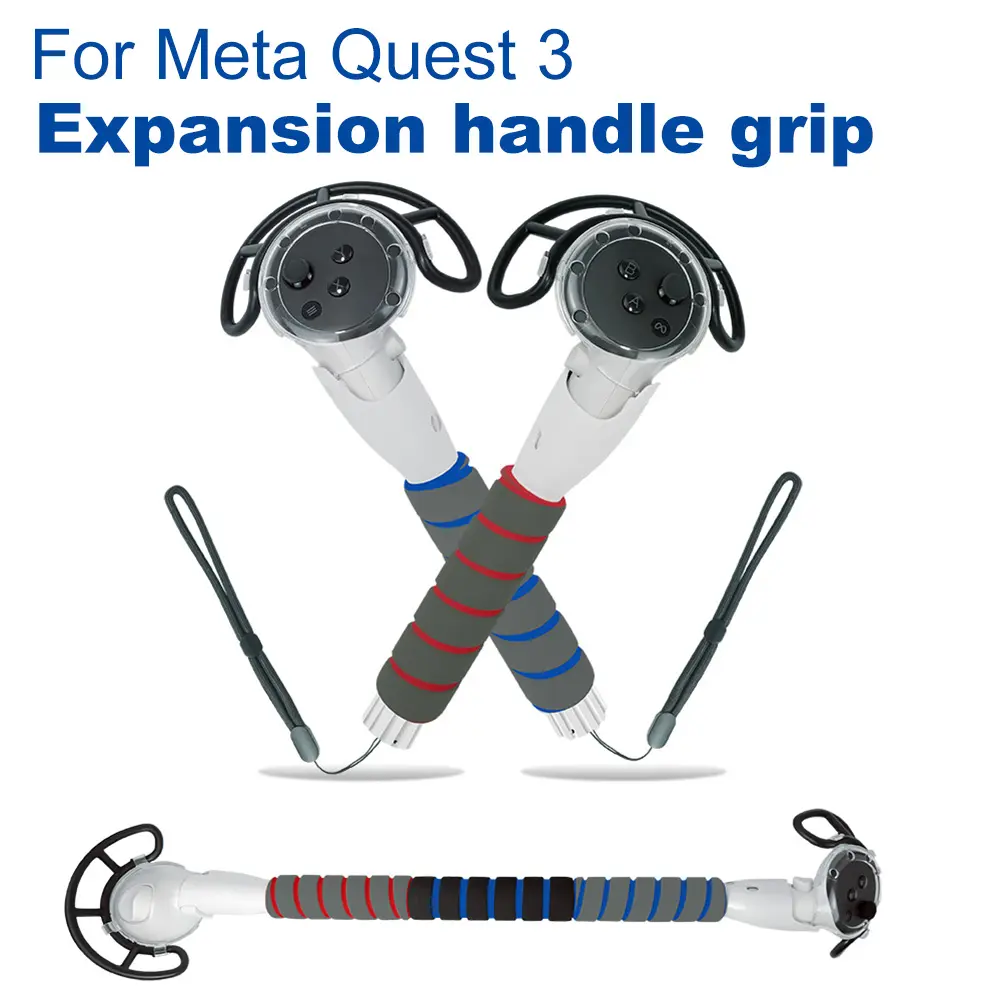 VR Games Extension Handle Controller Grips For Meta Quest 3 Accessories Playing VR Games More Immersive For Quest 3 Accessories