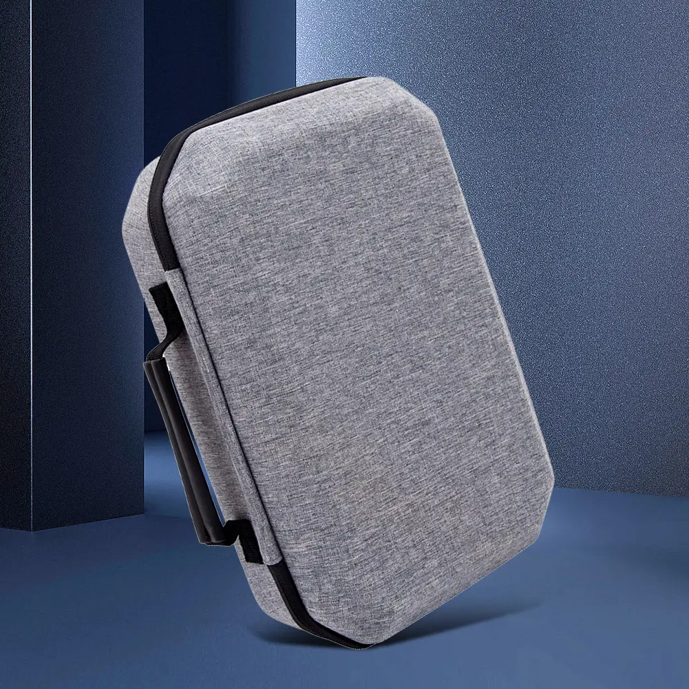 Hard Carry Case with Lens Cover Waterproof Travel Home Storage Bag Mesh Pocket for Meta Quest 3 VR Headset Game Controller