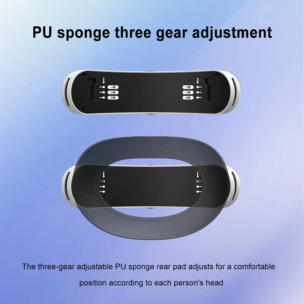 Head Strap with Battery Pack 8000mAh Adjustable Strap Battery Pack Head Strap Accessories Reduce Facial Stress for Meta Quest 3S