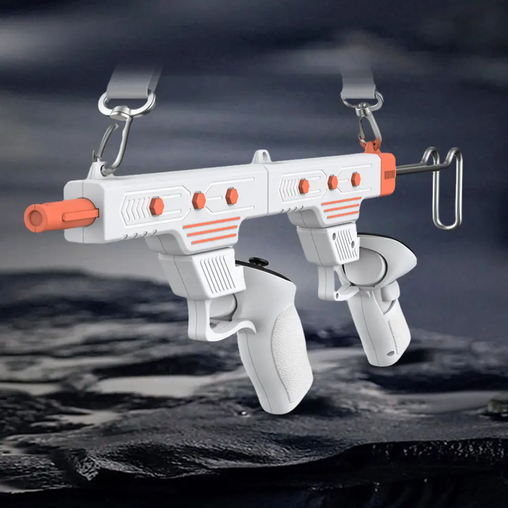 VR Gun Stock VR Game Accessories VR Controller Stock Rifle Adapter Shooting Controller Handle for Meta Quest 3/Quest 3S