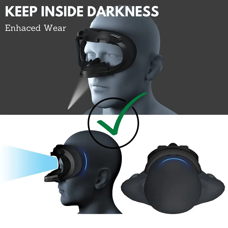 Breathable Soft Face Mask Replacement For Oculus Quest 2 Facial Interface Bracket Foam Pad 3 in 1 For Quest 2