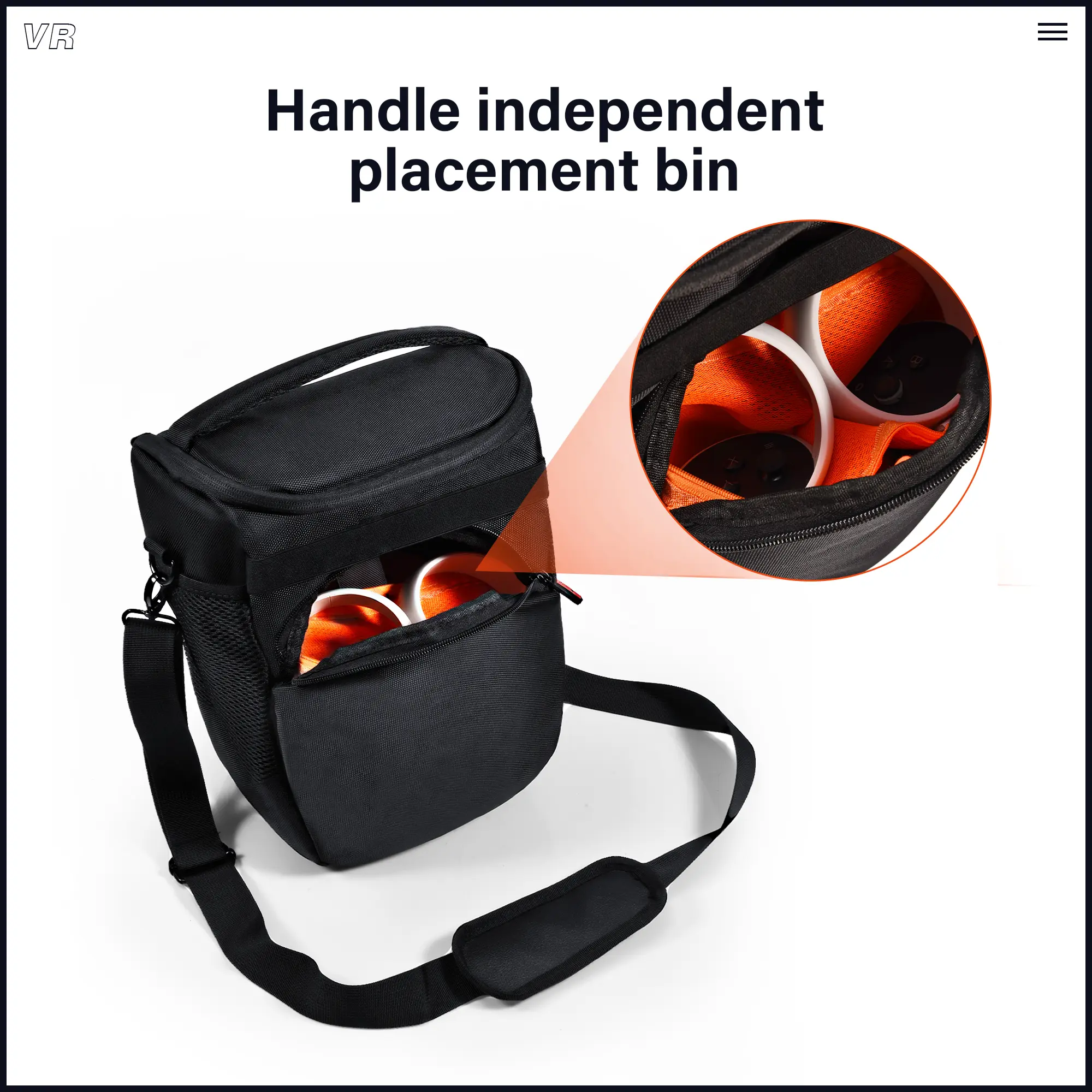 Waterproof Universal VR Glasses Storage Bag For Meta Quest 3S/Quest 3 2/PS VR2/Pico 4 Shoulder Bag Portable Travel Carrying Case