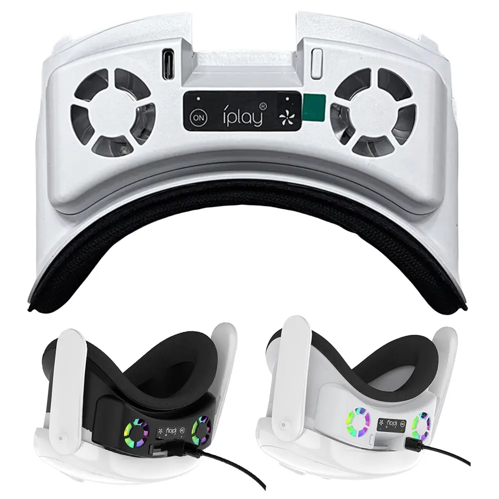 For Meta Quest 3 Air Circulation Face Cover VR Headset Replacement Facial Interface Mask With Cooling Fan For Quest3 Accessories
