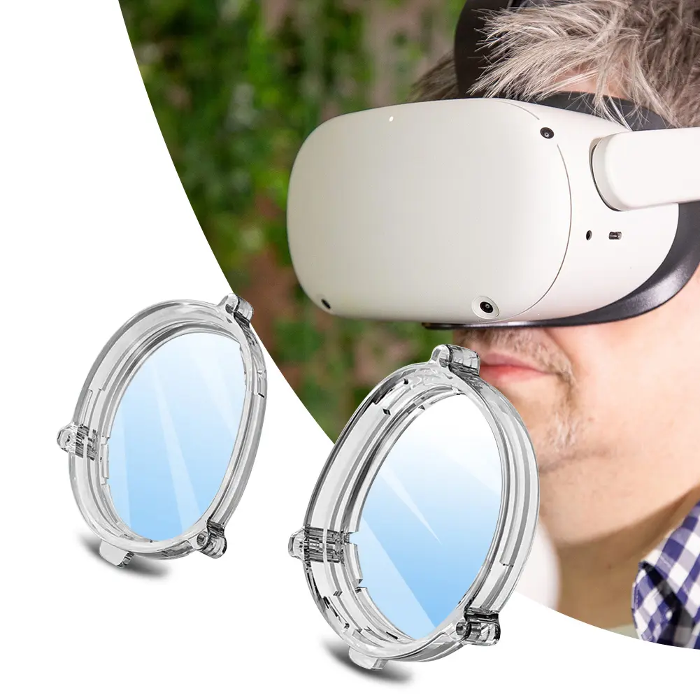 1 Pair VR Lens Film For Meta Quest 3 Lens Protector VR Film Cover Anti-Scratch Anti-blue Light VR Lenses For Quest 3 Accessories