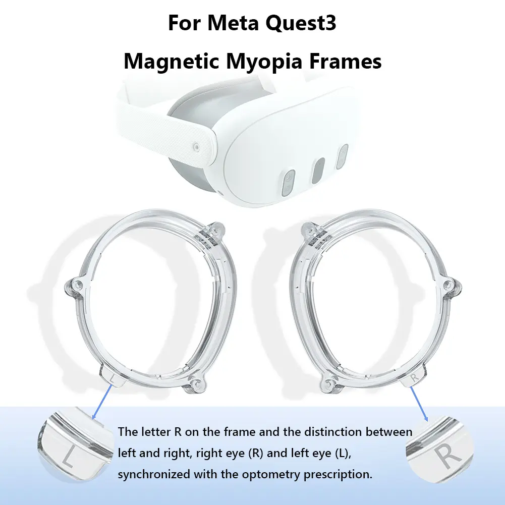 1 Pair VR Lens Film For Meta Quest 3 Lens Protector VR Film Cover Anti-Scratch Anti-blue Light VR Lenses For Quest 3 Accessories