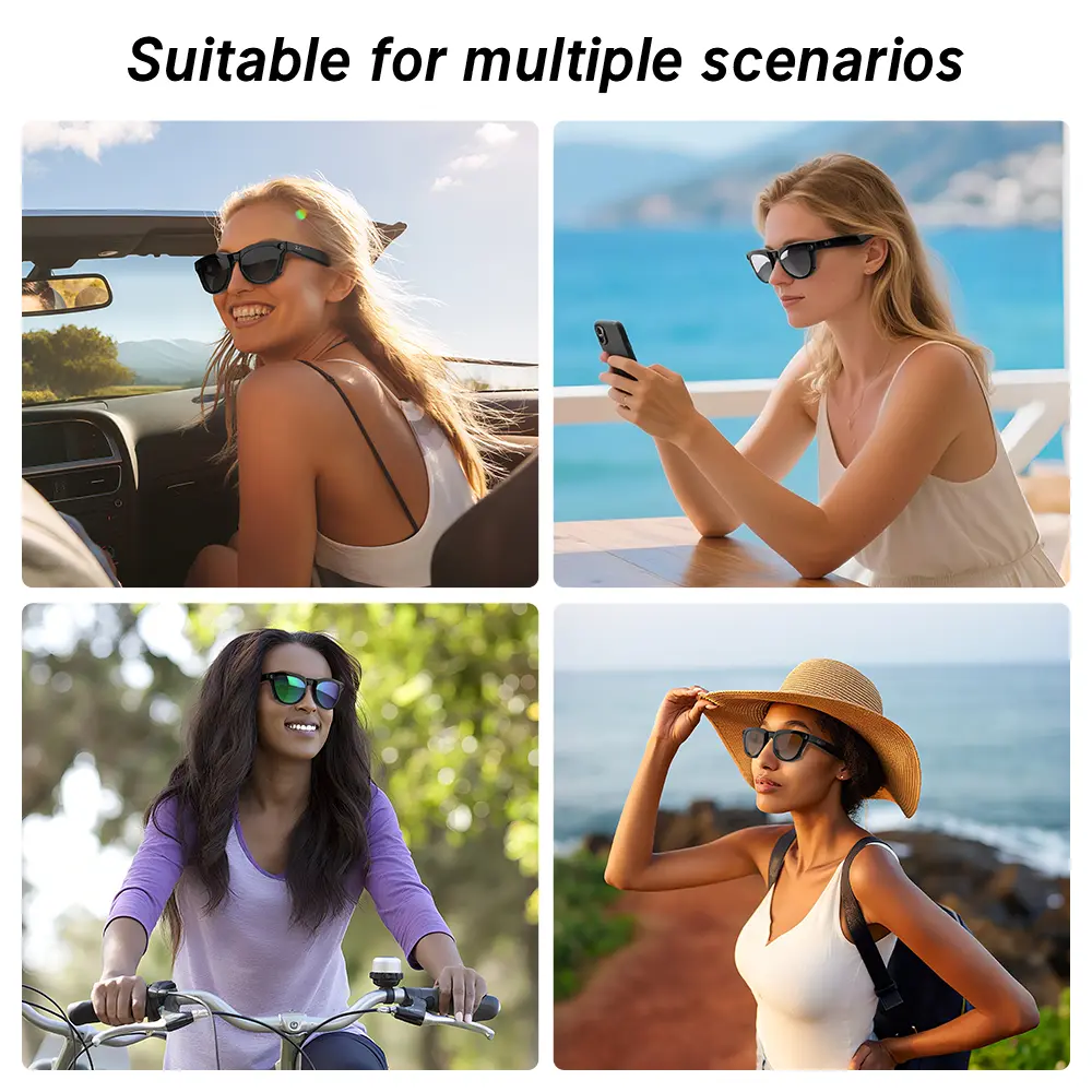 HiBLOKS For Ray-Ban Meta Skyler RW4010 Glasses Clip UV Protection Travel Drive Car Fishing Sunglasses lenses Glasses Accessories