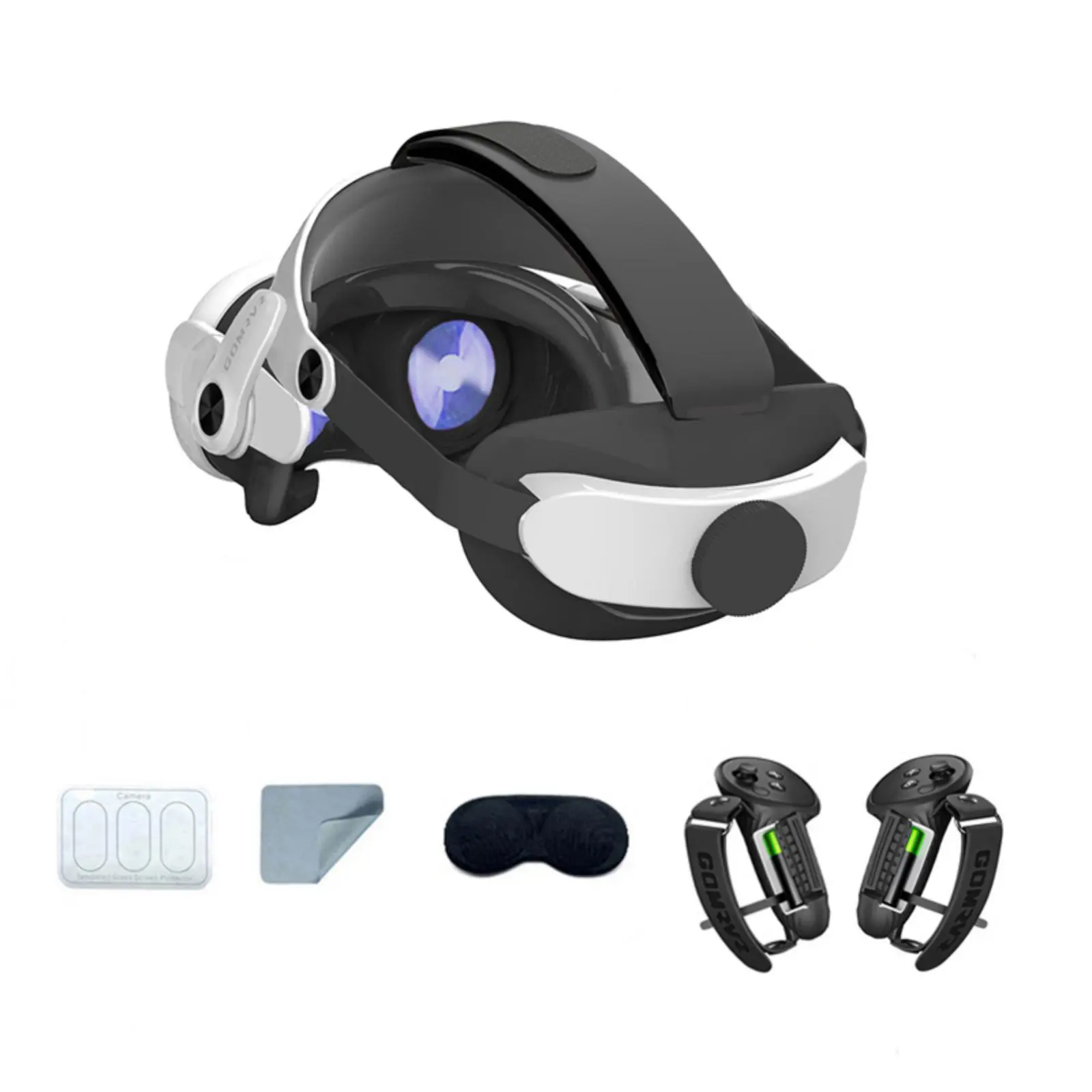 GOMRVR Replaceable Head Strap for Meta Quest 3 VR Improve Comfort Adjustable Head Strap for Meta Oculus Quest 3 Accessories