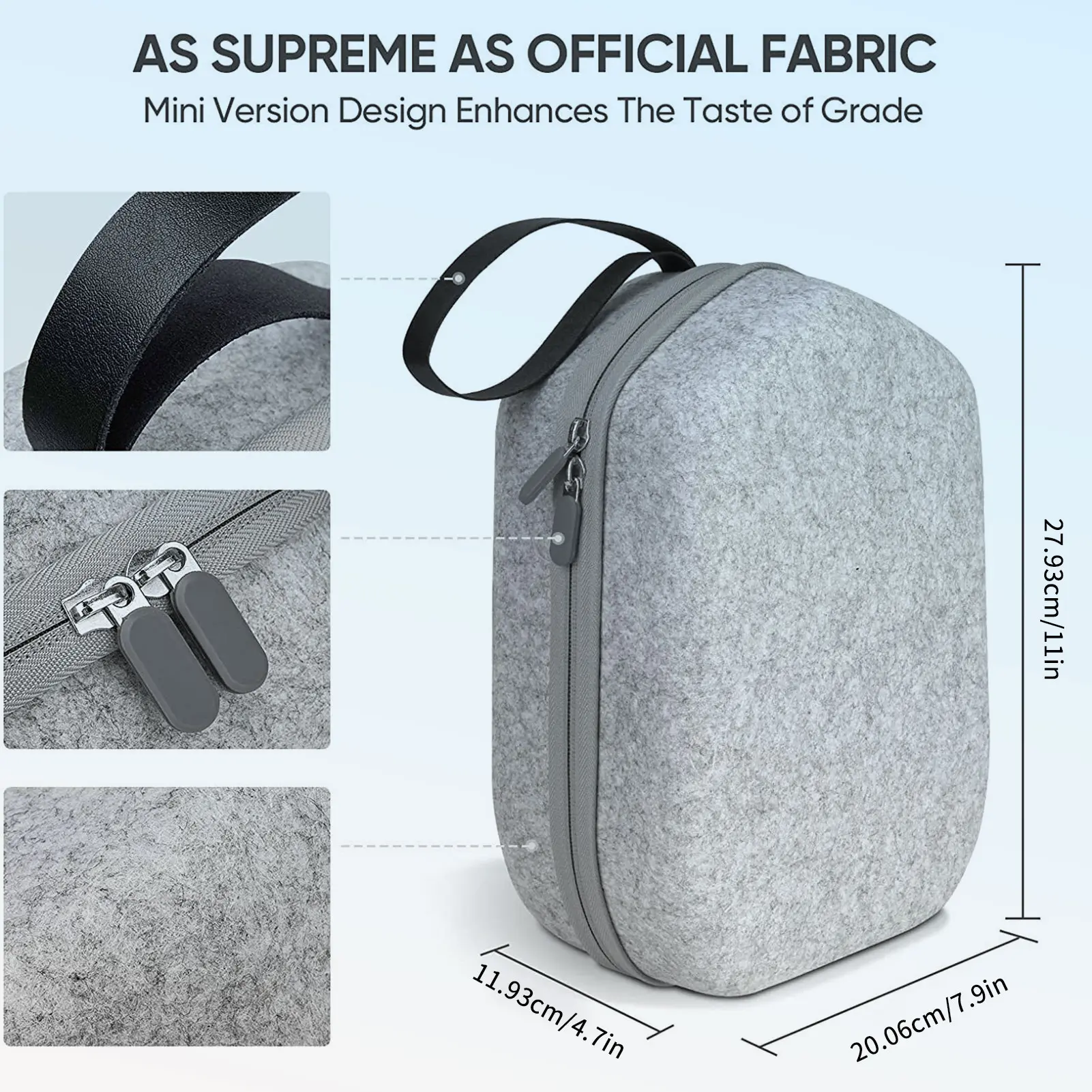 Hard Carrying Case for Meta Quest 3/3S/Quest 2/PICO4/Vision Pro Official Elite Strap VR Gaming Headset Controller Accessories