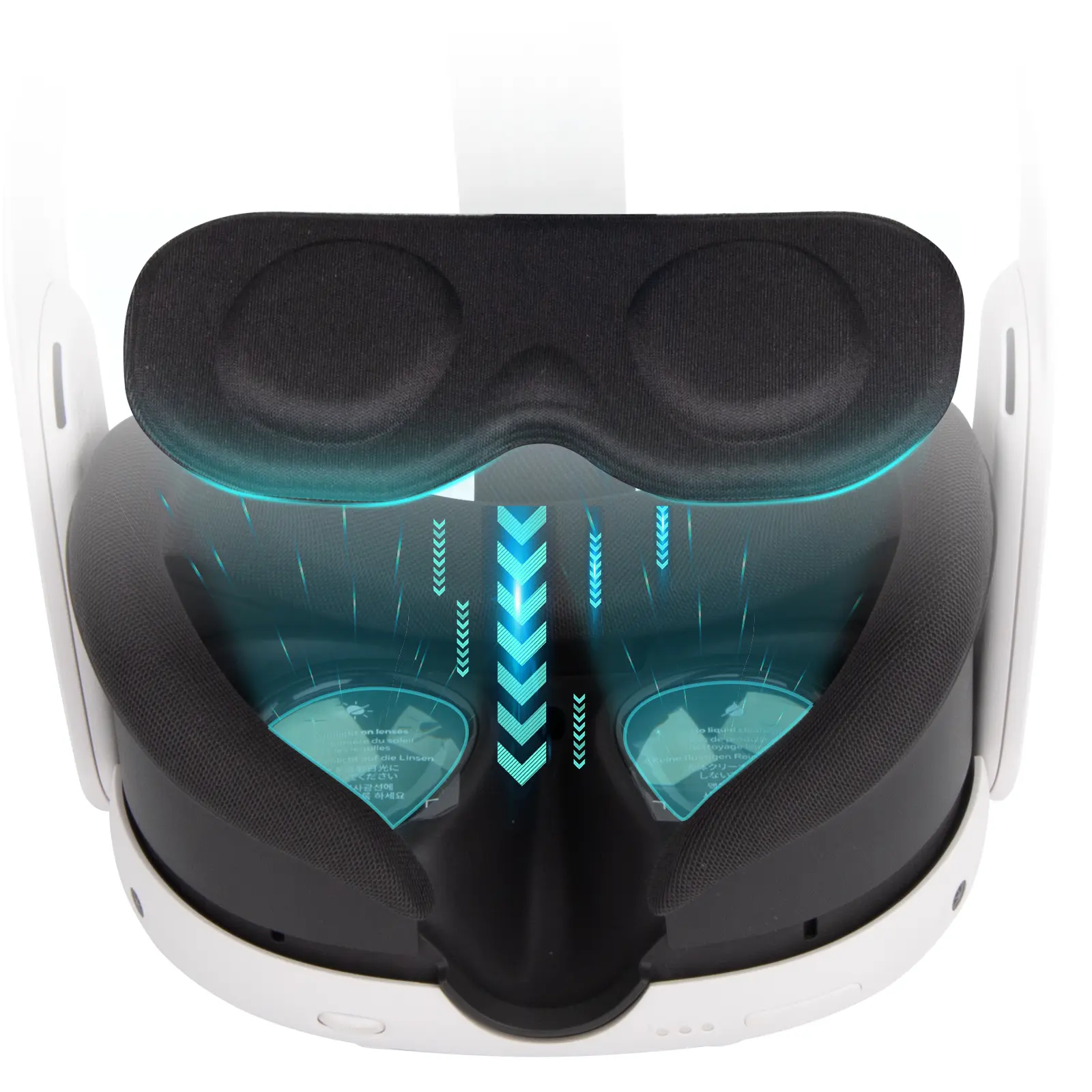 VR Lens Protector Cover Dustproof Anti-scratch VR Lens Cap Replacement for Oculus Quest 2/Meta Quest 3/Pico 4 Vr Accessories