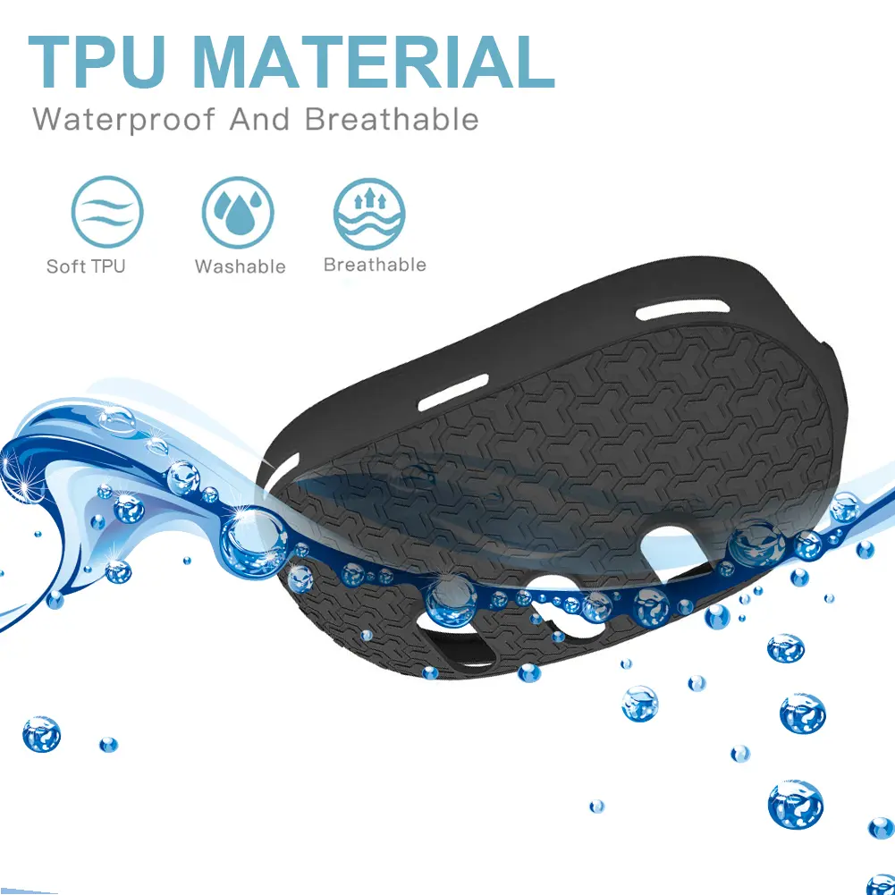7PCS Silicone Protective Cover for Meta Quest 3 Accessories Anti-Scratch VR TPU Protective Cover VR Headset Sleeve Shell Case