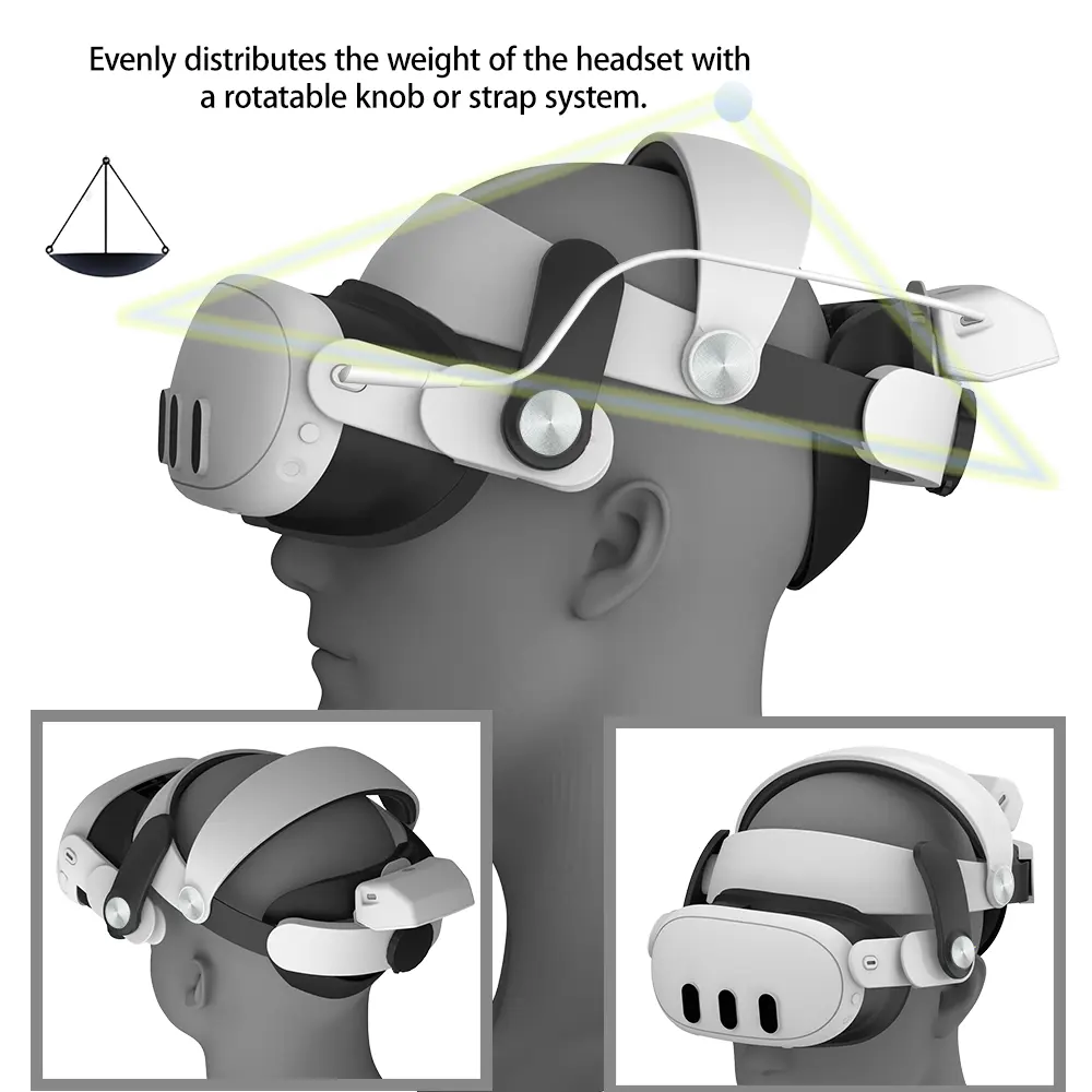 Halo Battery Head Strap for Meta Quest 3/3S – 6000mAh Rechargeable Power Comfort Support Extended VR Playtime