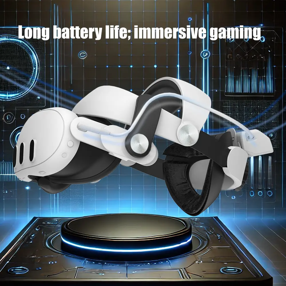 Halo Battery Head Strap for Meta Quest 3/3S – 6000mAh Rechargeable Power Comfort Support Extended VR Playtime