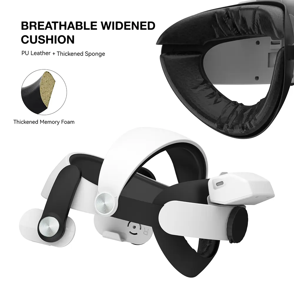 Halo Battery Head Strap for Meta Quest 3/3S – 6000mAh Rechargeable Power Comfort Support Extended VR Playtime