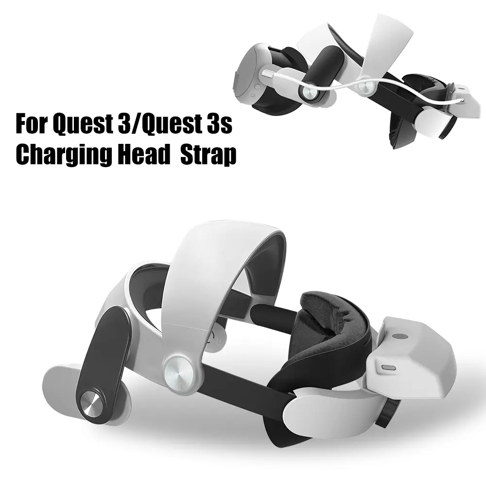 Halo Battery Head Strap for Meta Quest 3/3S – 6000mAh Rechargeable Power Comfort Support Extended VR Playtime