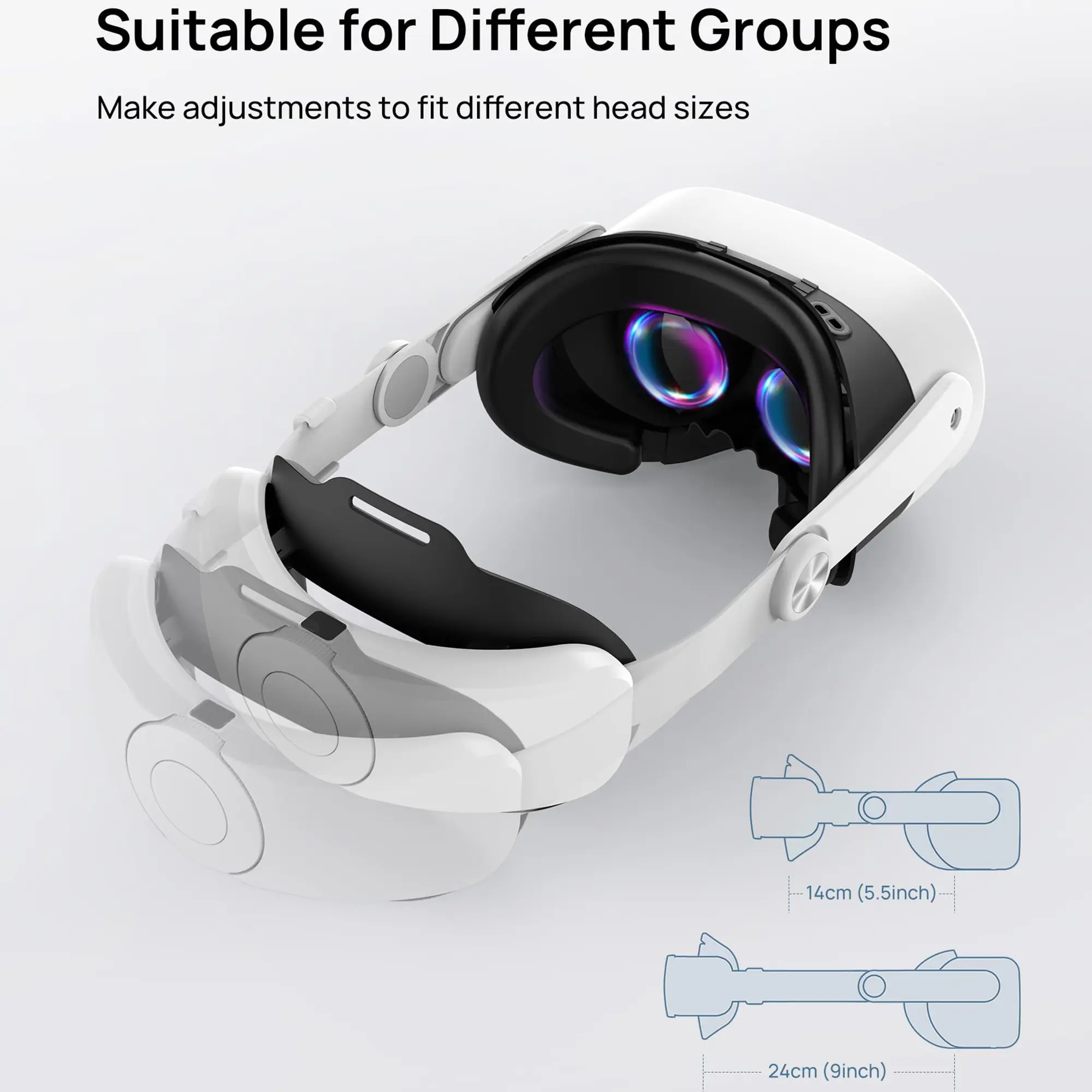 TRANSNOVO Head Strap Compatible with Meta Quest 3S/3 10000mAh Battery One-Button VR Accessory Digital Display Enhanced Comfort