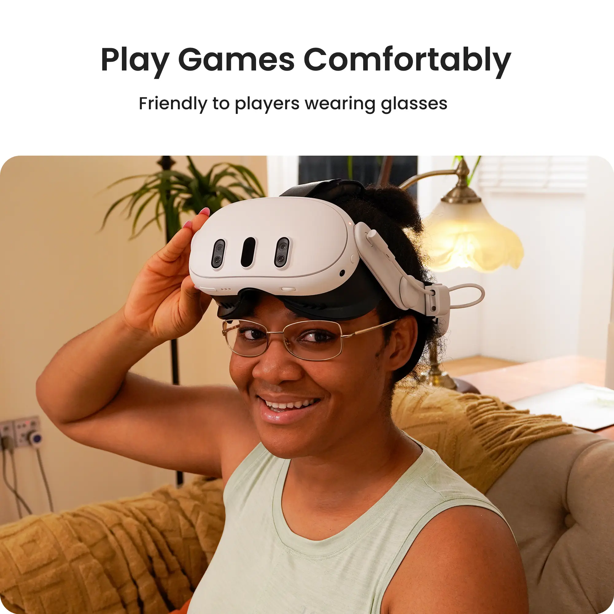 KIWI design V3 Facial Interface Compatible with Meta Quest 3 Accessories