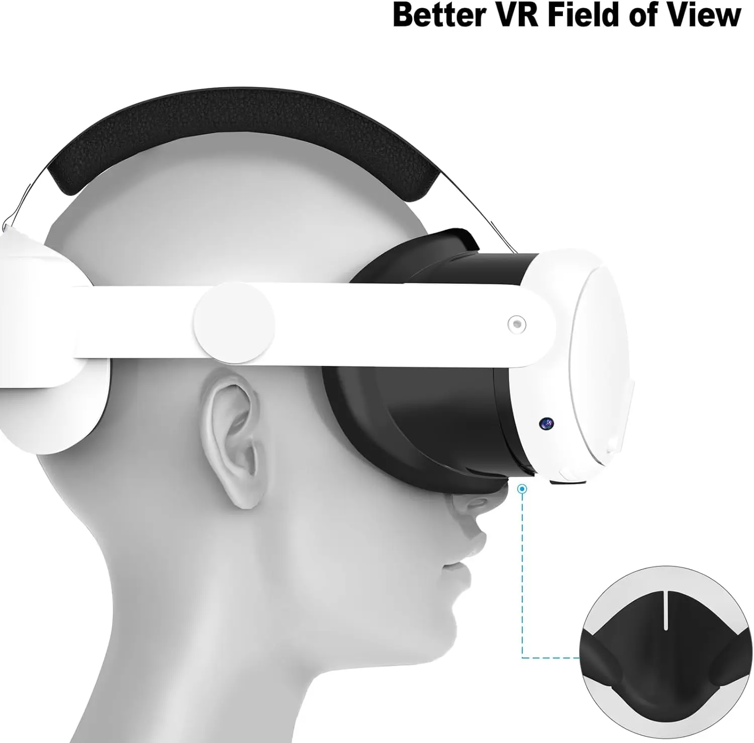 Face Cushion Cover for Quest 3 Face Pad with Lens Covers Protectors Washable VR Silicone Covers for Meta Quest 3 Accessories