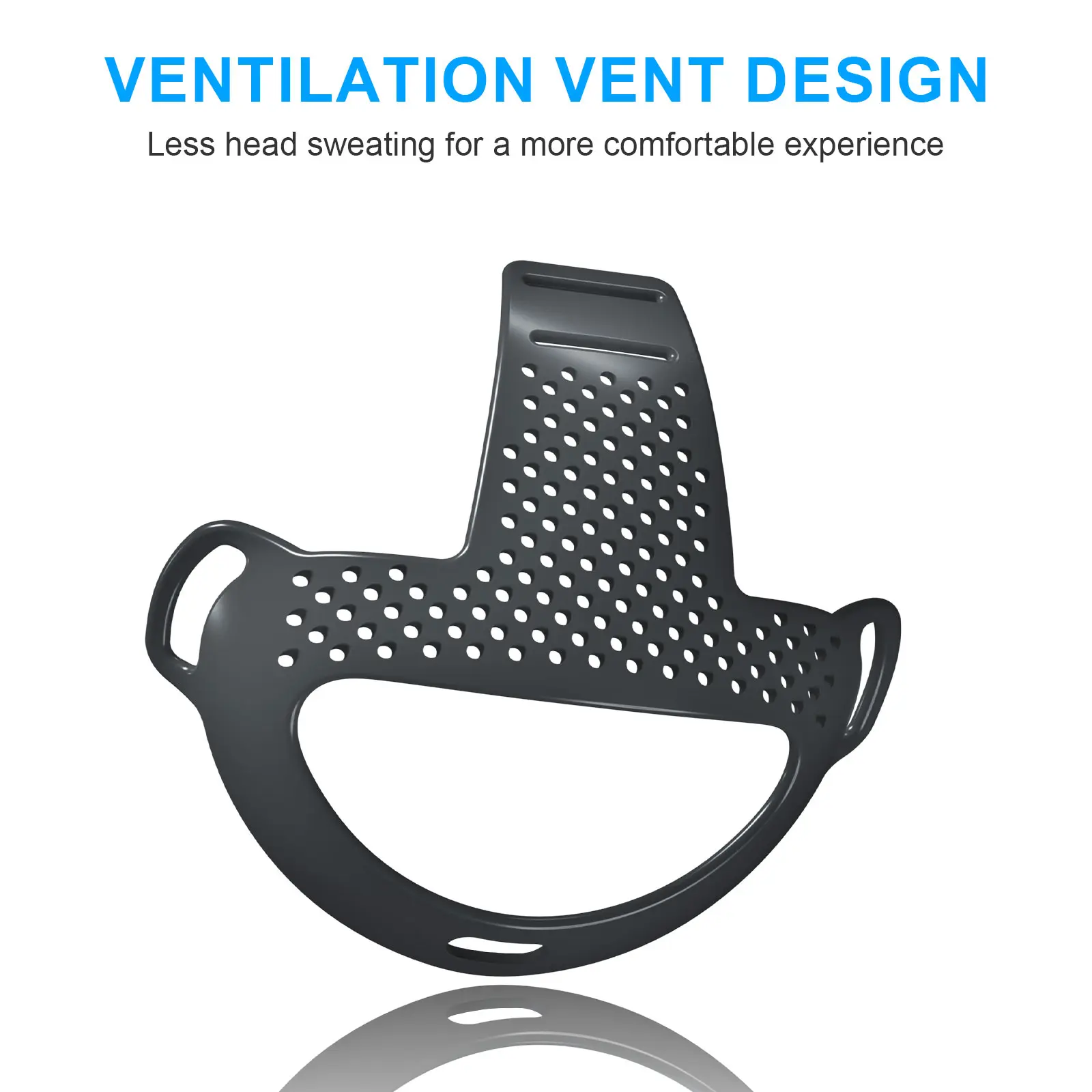 TPU Head Cushion Replacement Headset Strap Pad Reduce Pressure Comfortable Compatible with Meta Quest 3 VR Headset