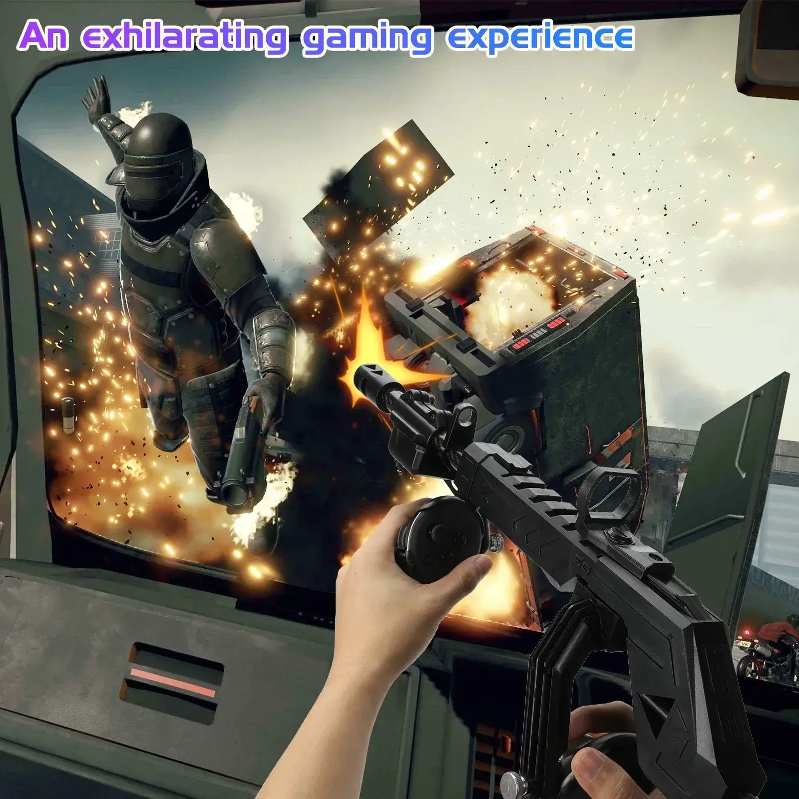For Meta Quest 3S/Quest 3 Original VR Gaming Pistol Grip Holster Magnetic Controller Grip Cover For Quets 3S/Quest 3 Accessories