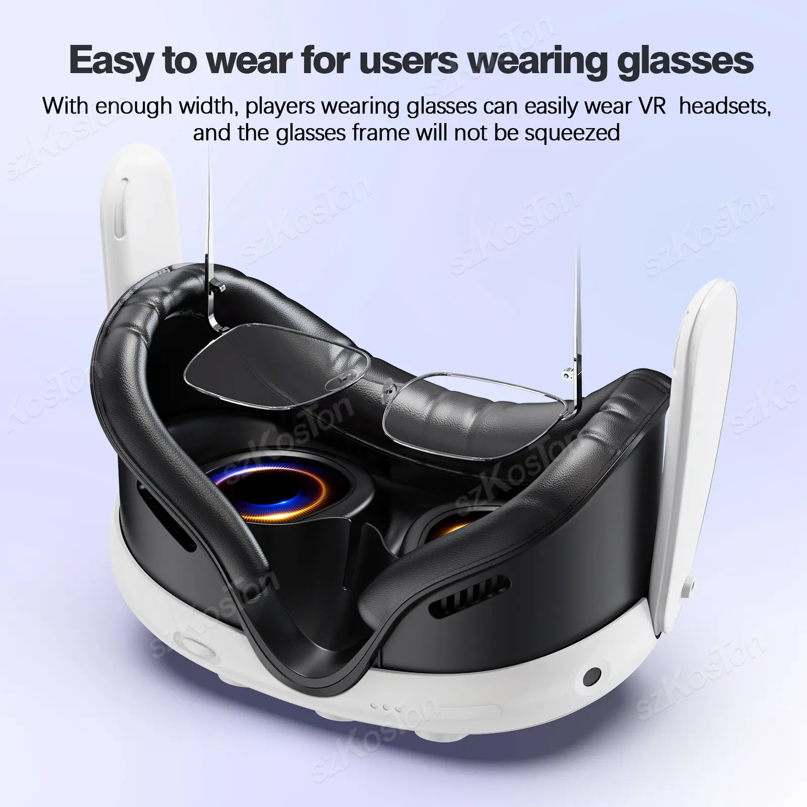 For Meta Quest 3 Facial Interface Replacement PU Leather Foam Face Mask Soft Comfortable Pad For Meta Quest 3 Accessories