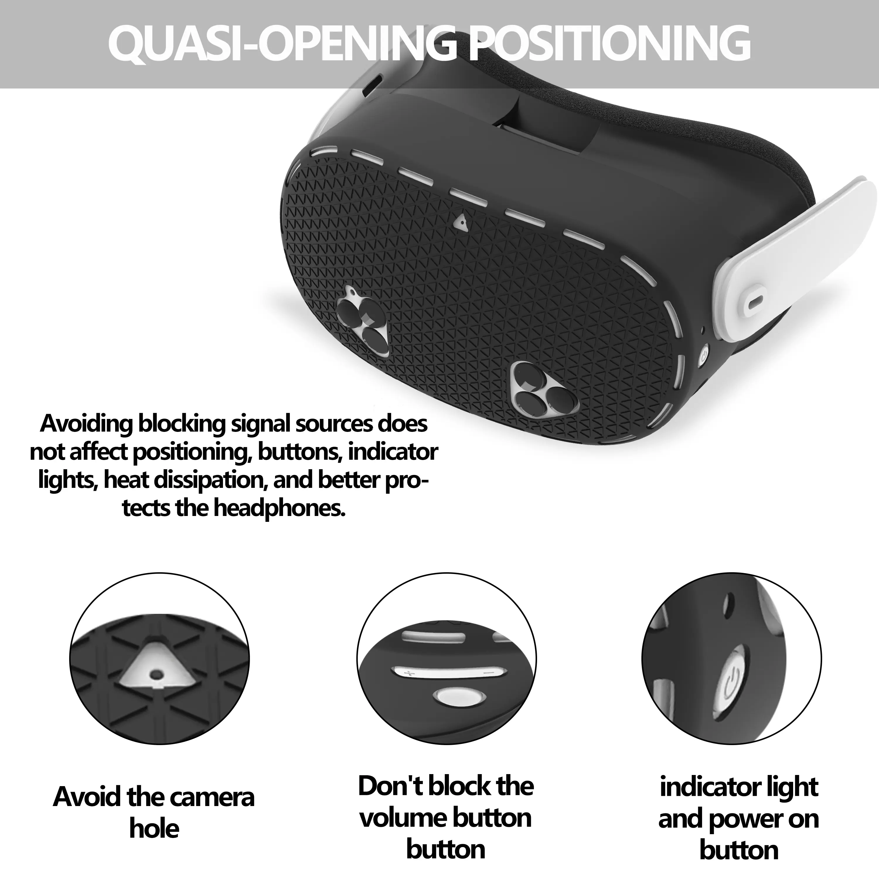 Soft Protector For Meta Quest 3S Silicone Cover Shockproof, Anti-Slip, Easy to Install Upgrade VR Experience VR Headset Case