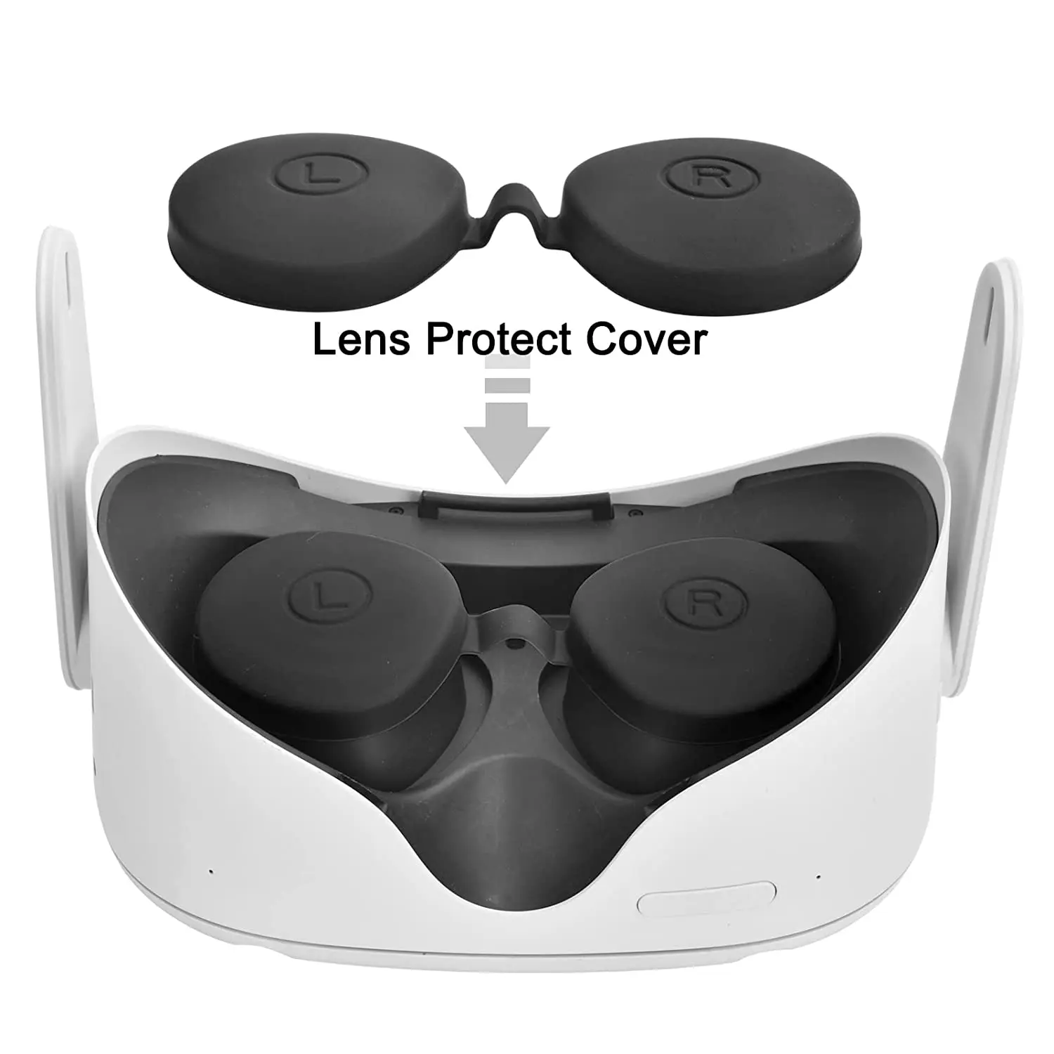 Soft Durable Silicone Protective Cover Kit For Oculus Quest 2 VR Face Cover Controller Grips Headset Cover VR Accessories