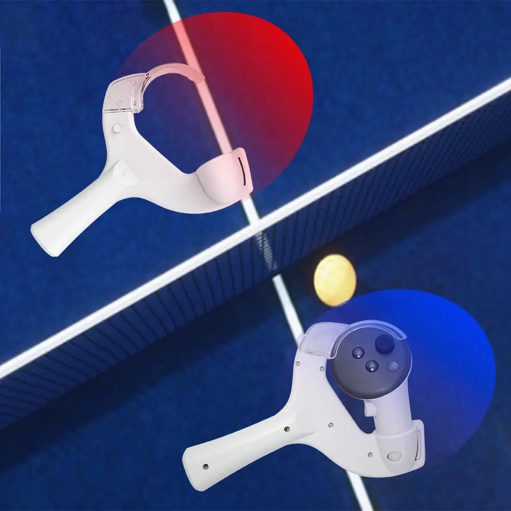 Table Tennis Adaptor For Meta Quest 3/Quest 3S Controller Handle Grip Playing Ping Pong Racket Enhanced VR Game Accessories
