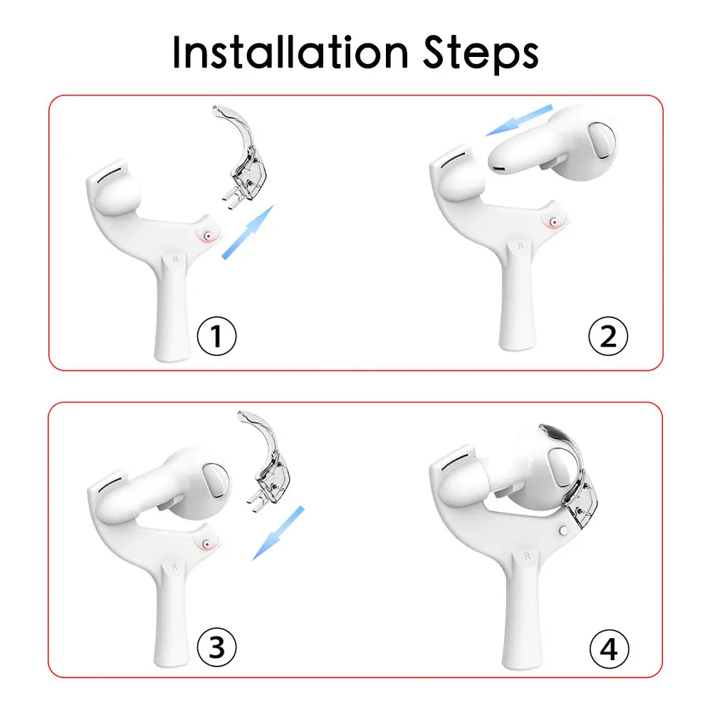 Table Tennis Adaptor For Meta Quest 3/Quest 3S Controller Handle Grip Playing Ping Pong Racket Enhanced VR Game Accessories