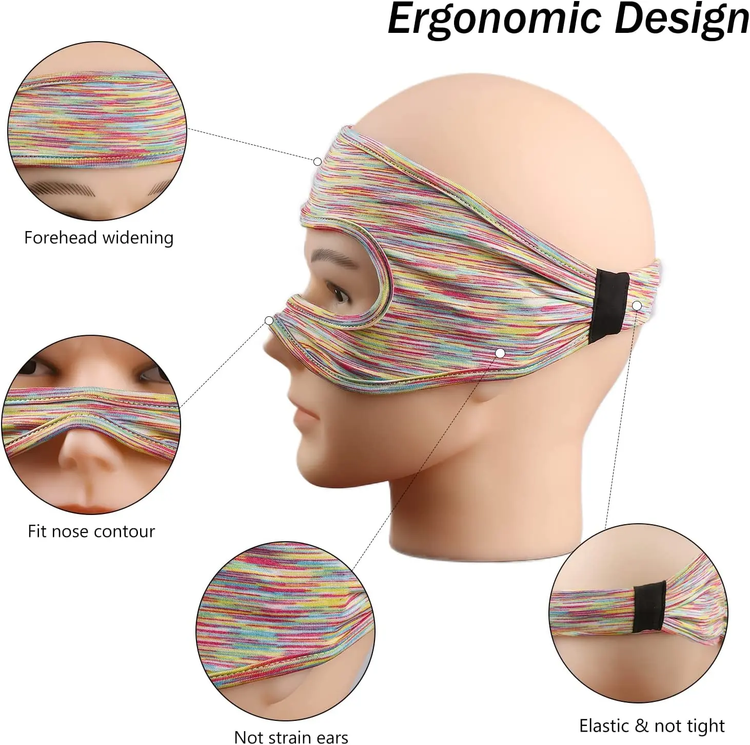 For Oculus Quest 2 Accessories VR Mask Cover Breathable Sweat Band Virtual Reality Headset for Meta Quest 3S /3 Pico 4 VR