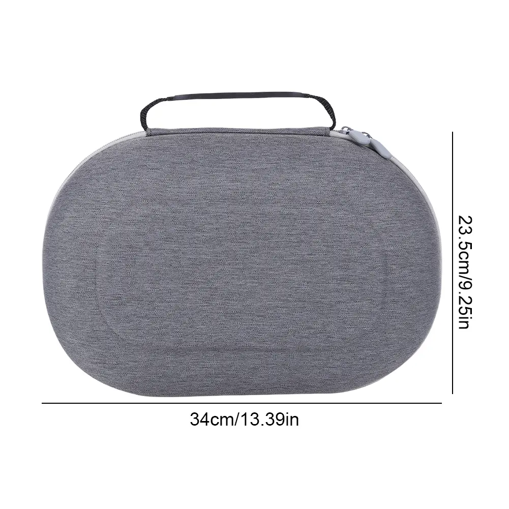 Hard Carrying Case Shockproof Hard Shell Case with Mesh Pocket Protective Carry Bag for Meta Quest 3S VR Headset and Accessories