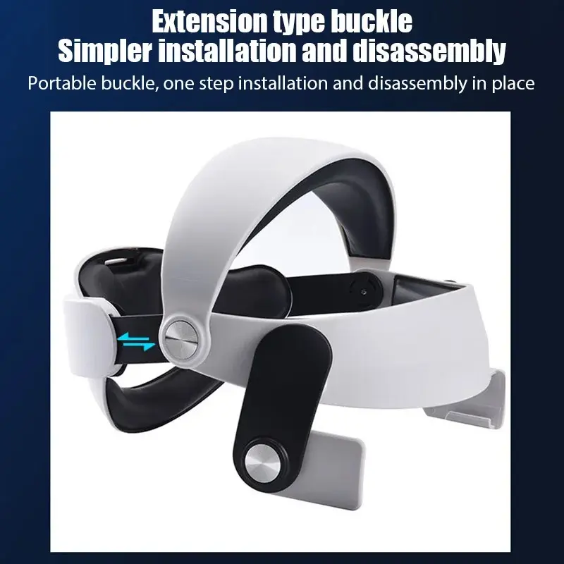 M2 Halo Strap For Quest 2 Elite Strap Replacement Improve Wearing Comfort Adjustable Head Strap For Oculus Quest2 VR Accessories