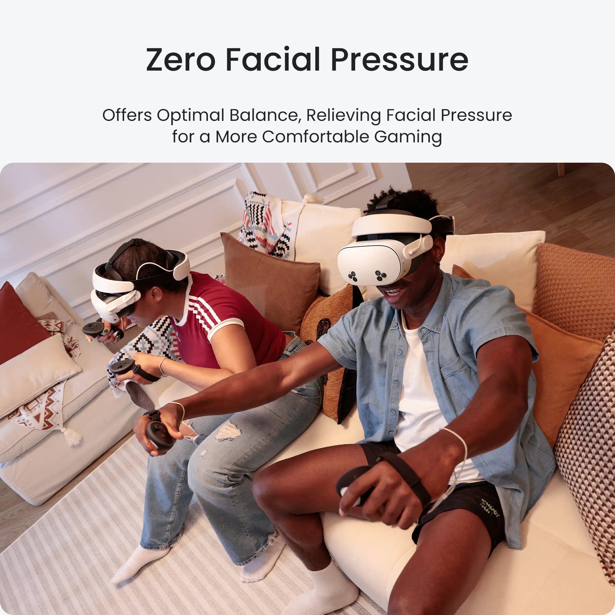 KIWI design H4 Boost Comfort Battery Head Strap Accessories for Meta/Oculus Quest 3/Quest 3s, Dual Fast Charge The VR Headset