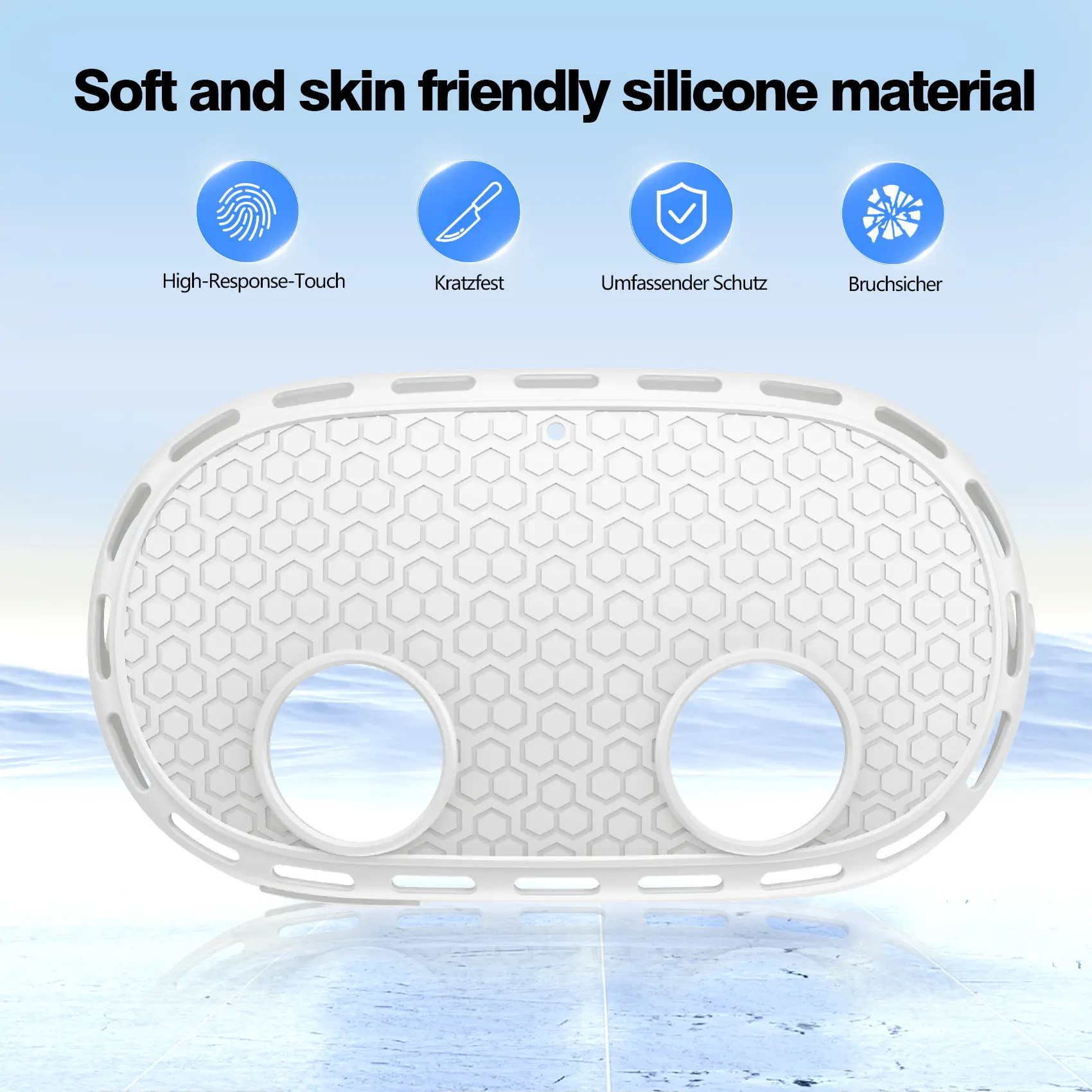 7 in 1 Accessories For Meta /Oculus Quest 3S VR Headset Cover Controller Grip Hand Strap Face Pad Silicone Facial Interface Lens